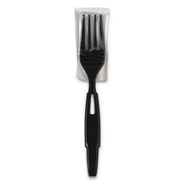 Dixie® Smartstock Wrapped Heavy-weight Cutlery Refill, Teaspoon, Black, 960-carton freeshipping - TVN Wholesale